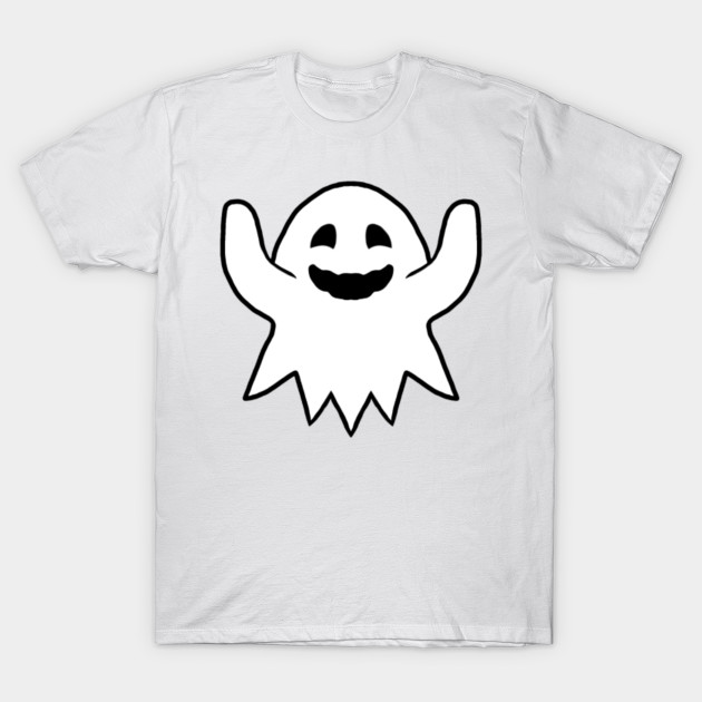 Happy Ghost T-Shirt-TOZ